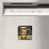 Bier-Glas-Getränk nah, Indien Magnet (In Situ (Geschirrspüler))