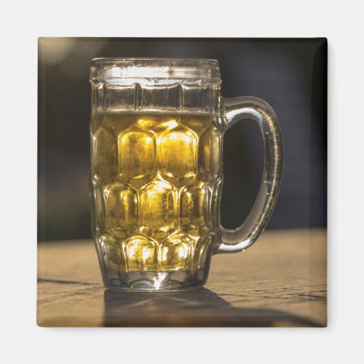 Bier-Glas-Getränk nah, Indien Magnet (Vorne)