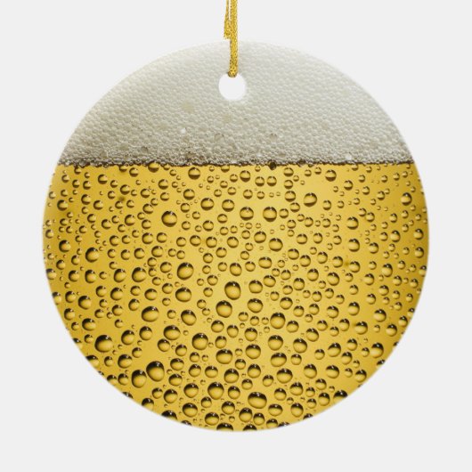 Bier-Glas Keramik Ornament (Hinten)