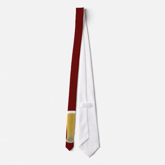 Bier-Glas-Krawatte Krawatte (Rückseite)