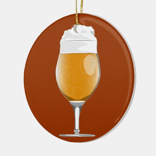 Bier-Glas-Ornament Keramikornament (Links)