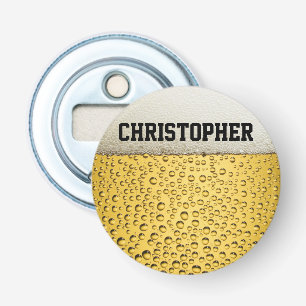 Bier-Glas personifizieren Flaschenöffner