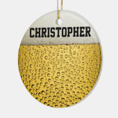 Bier-Glas personifizieren Keramik Ornament (Links)
