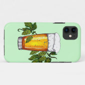 Bier-Glas u. Hopfen Case-Mate iPhone Hülle (Rückseite (Horizontal))