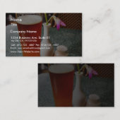 Bier-Glas Visitenkarte (Vorne/Hinten)