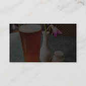Bier-Glas Visitenkarte (Rückseite)