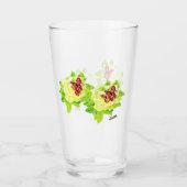 Bier Glass : Das Glück des Schmetterlings Glas (Vorderseite)