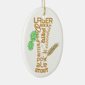 Bier Glass Keramik Ornament (Rechts)