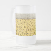 Bier Glass Mattglas Bierglas (Vorderseite Links)