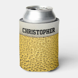 Bier Glass personalisieren Dosenkühler