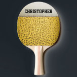 Bier Glass personalisieren Tischtennis Schläger<br><div class="desc">Bier Glass - Kristallklares Bier mit Blasen und Schaumfoto,  das Sie personalisieren und anpassen können!</div>
