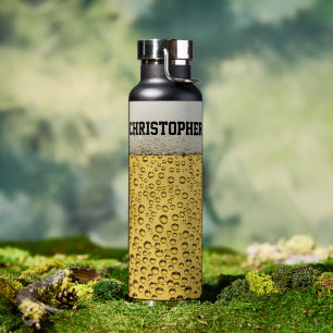 Bier Glass personalisieren Trinkflasche