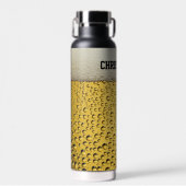 Bier Glass personalisieren Trinkflasche (Vorne)