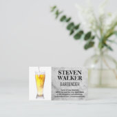 Bier Glass Pour Terminkarte (Stehend Vorderseite)
