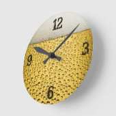 Bier Glass Runde Wanduhr (Winkel)