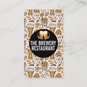 Bier Glass Toast Logo   Brauereisymbole Visitenkarte