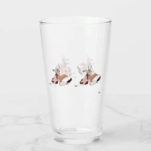 Bier Glass : Wilde Seite Glas (Rückseite)