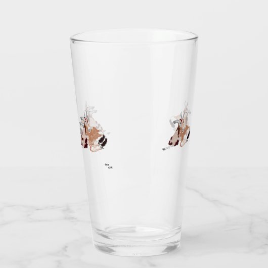 Bier Glass : Wilde Seite Glas (Links)