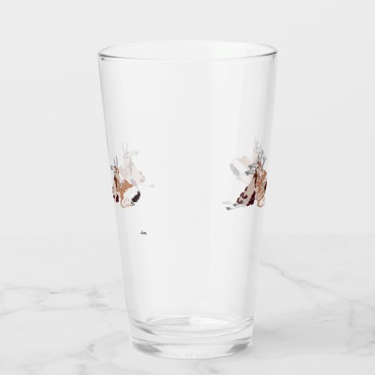 Bier Glass : Wilde Seite Glas (Rechts)