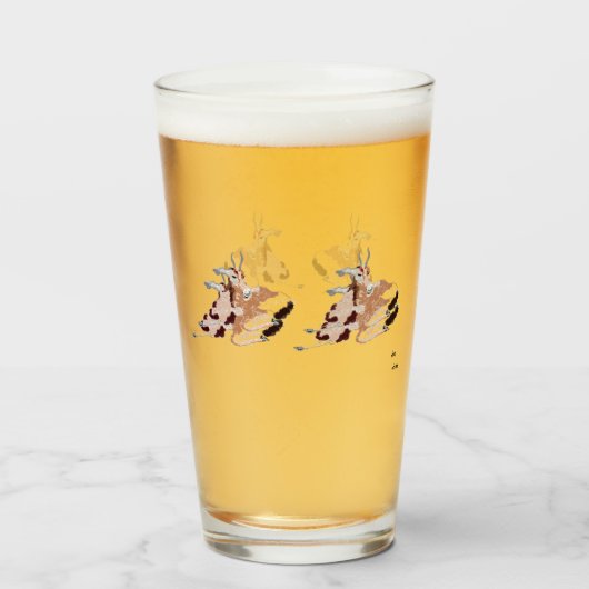 Bier Glass : Wilde Seite Glas (Vorne (Gefüllt))