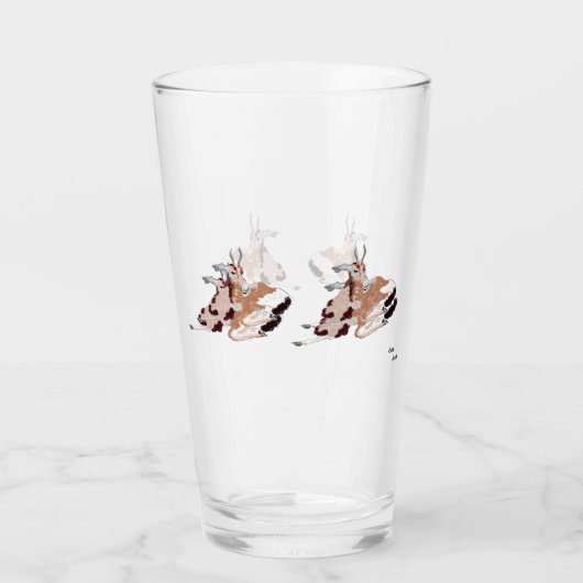 Bier Glass : Wilde Seite Glas (Vorderseite)