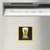 Bier Glass Zucker Sweet Funny Magnet (In Situ (Geschirrspüler))