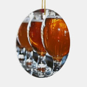 "BIER GLORIOUS BIER" CHRISTMAS ORNANATION KERAMIK ORNAMENT (Rechts)