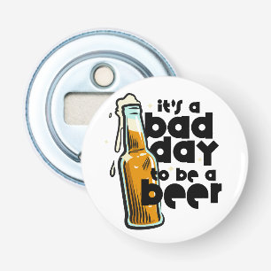 Bier Golf Humor Schlimmer Tag um ein Bier zu sein  Flaschenöffner