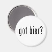 Bier got? magnet (Vorderseite/Rückseite)