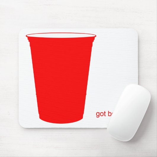 Bier got? mousepad (Mit Mouse)