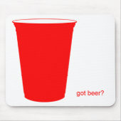 Bier got? mousepad (Vorne)
