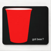 Bier got? mousepad (Vorne)