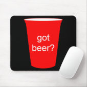 Bier got? mousepad (Mit Mouse)