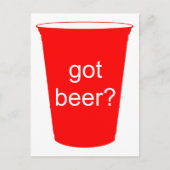 Bier got? postkarte (Vorderseite)