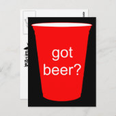 Bier got? postkarte (Vorne/Hinten)