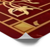 Bier & GRILLEN gemeinsam Poster (Ecke)