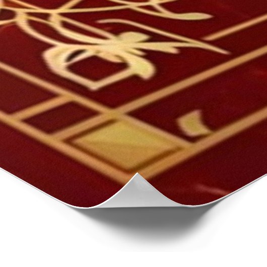 Bier & GRILLEN gemeinsam Poster (Ecke)