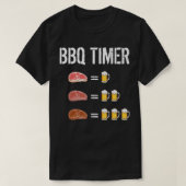 Bier GRILLEN Timer Grilling T-Shirt (Design vorne)