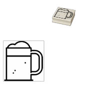 Bier Gummistempel (Stempel)