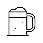 Bier Gummistempel (Prägung)