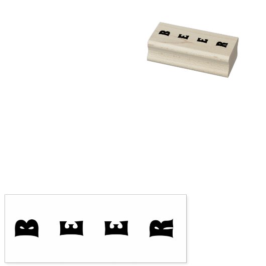 BIER GUMMISTEMPEL (Stempel)