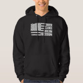 Bier Guns Bacon Freedom America Hoodie (Vorderseite)