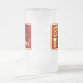 Bier-… gute mattierte Tasse (Mittel)