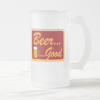 Bier-… gute mattierte Tasse