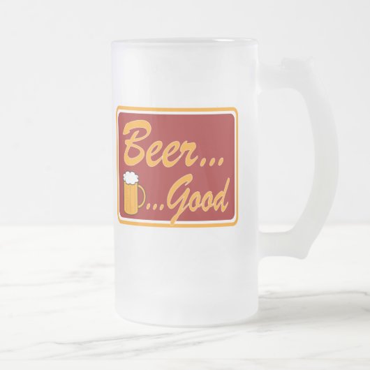 Bier-… gute mattierte Tasse (Rechts)