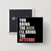 Bier, Haltung Button (Vorne & Hinten)