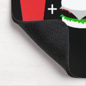 Bier + Hamburger = Liebe Mousepad (Ecke)