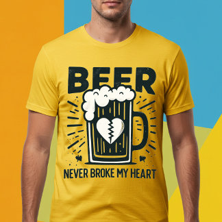 Bier hat mir nie das Herz gebrochen T-Shirt