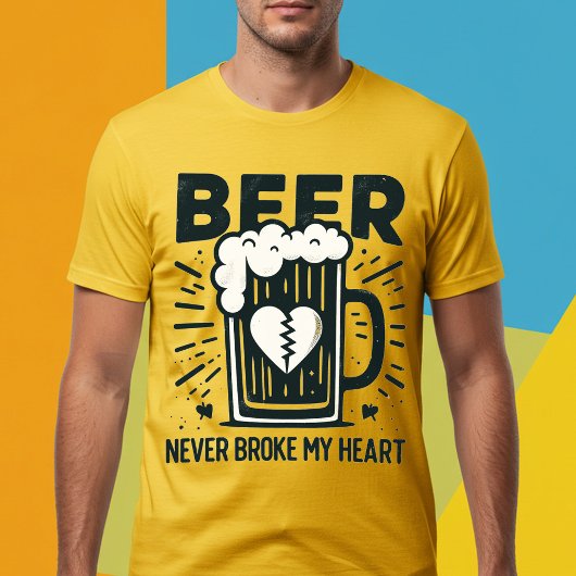 Bier hat mir nie das Herz gebrochen T-Shirt