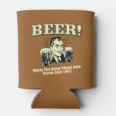 Bier: Helping Friends Seem Funnier Dosenkühler (Rückseite)
